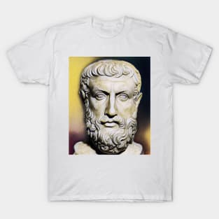 Parmenides of Elea Portrait | Parmenides of Elea Artwork 9 T-Shirt